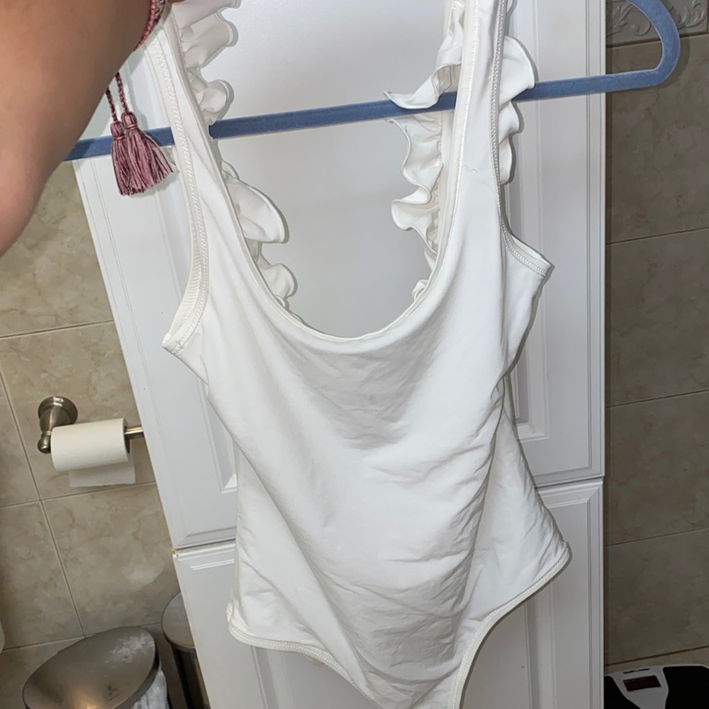 White womens swim suit